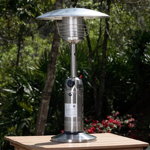 The Best Patio Heaters And Fire Pits In, 36 Inch Outdoor Table Top Patio Heater In Black Finish