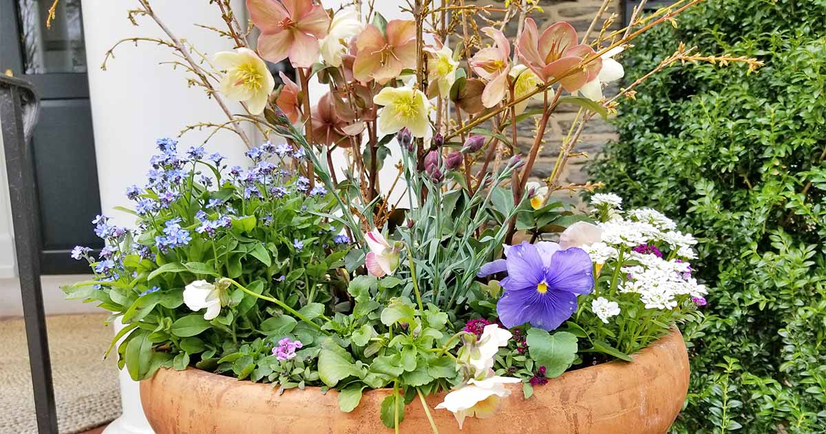 Urn Filler for Spring, Spring Front Porch Planter, Spring Urn Filler for  Outdoors, Spring Floral Arrangement, Spring Planter Filler 