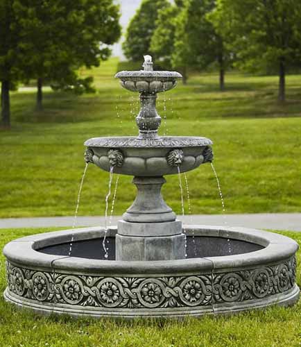 The 23 Best Outdoor Fountains For Your, Garden Waterfall Fountains Outdoor