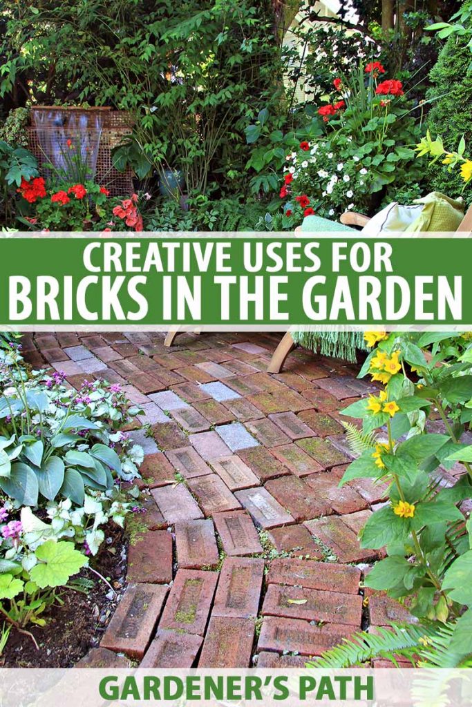 Use Bricks In Garden Design, Small Backyard Landscaping Brick