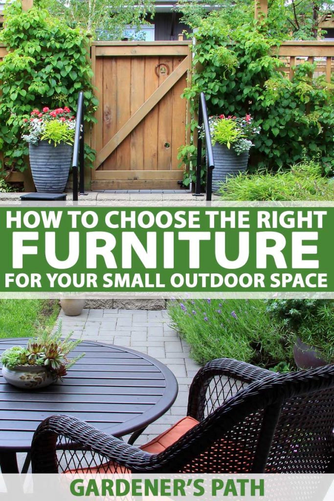 Small Space Patio Outdoor Furniture, Small Scale Outdoor Chairs
