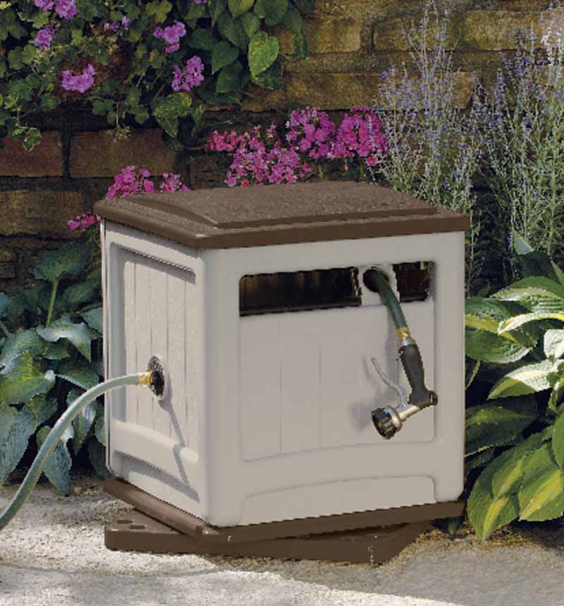 Ideal Outdoors Portable Patio Garden Mini Garden Hose with Reel Stand