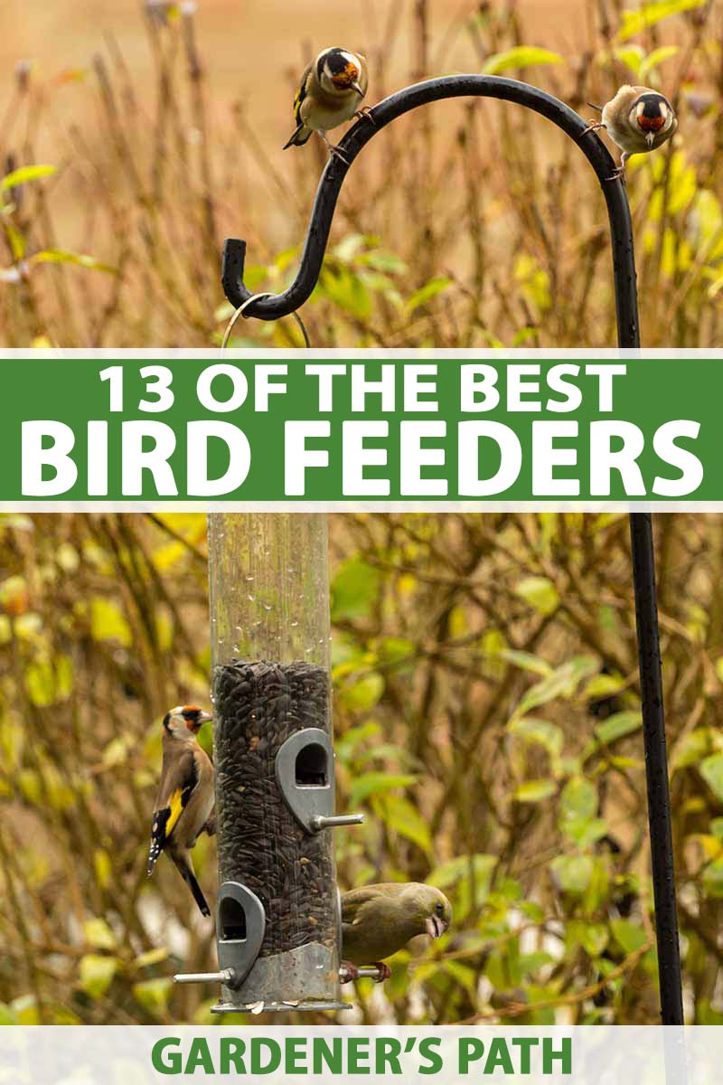 2 in 1 Wild Bird Feeders for Outside Bird Feeder Plastic Bird Feeder Hanging House Seed Feeder for Garden Yard Outside Decoration 