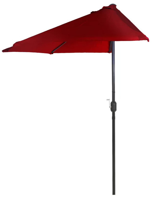Summertime Market Umbrella on a white, isolated background.