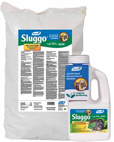 A square product photo of Sluggo Slugs and Snails Bait.