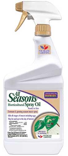 A vertical product photo of a bottle of Bonide All Seasons Spray on a white background.
