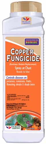 A vertical product photo of Bonide Copper Fungicide bottle on a white background.